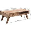 Stolik kawowy REWA 95x35x50cm Stolik z litego drewna Podgląd zdjęcia produktu 3