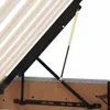 Aufbewahrungsbett mit Kopfteil Hellgrau 90 x 190 cm Stoff Produktbild-Vorschau 10