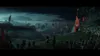 A battlefield scene at dusk with soldiers and flags. Produktbild-Vorschau