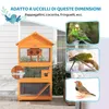 Dreitš¹rige Vogelvoliere mit Haus, Leiter und Tablett, aus Produktbild-Vorschau 7