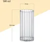 Wilmax Trinkgläser aus geriffeltem Glas, 6er Set, 300 ml, Produktbild-Vorschau 3