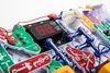 A close-up view of an electronic circuit board with various components and wires. Produktbild-Vorschau