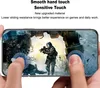 A person's hands are holding a smartphone displaying a video game. Produktbild-Vorschau