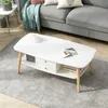 Couchtisch Wohnzimmermöbel Couchtisch mit Schubladen Produktbild-Vorschau 3