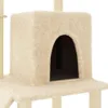vidaXL Graffiatoio in sisal Grigio chiaro 96,5 cm Anteprima dell’immagine prodotto 12