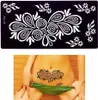 Henna Tattoo Schablone Airbrush Stencil Blume Produktbild-Vorschau 1