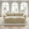 Canapé moelleux « Boneless Cloud » avec 2 poufs, canapé-lit Voir les images du produit 2