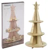 Kersttafel: Houten etagère met 3 niveaus, serveerstandaard, Productafbeelding-voorbeeld 5