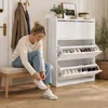 ProximaX Schuhschrank mit 3 Klappen, Schuhkipper Schmal, Produktbild-Vorschau 3