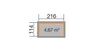 Brennholzlager 663 B Gr.1 B x T x H 260 x 130 x 204 Produktbild-Vorschau 4