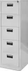 A gray metal filing cabinet with five drawers. Anteprima dell’immagine prodotto