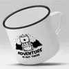 Huuraa Emaille Tasse Adventure out there Geschenk Produktbild-Vorschau 2