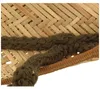 Kinder Strohhut Trilby mit brauner Kordel von Hut-Breiter in beige Náhled obrázku produktu