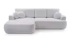 BEAUTYSOFA Ecksofa mit Schlaffunktion VENTO, Ottomane Produktbild-Vorschau 7
