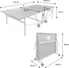 sweeek - Klappbare Indoor-Tischtennisplatte mit 4 Schlägern Produktbild-Vorschau 6
