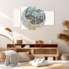 Bild auf Leinwand - Leinwandbild - Tiere Nacht Mond Eule - Produktbild-Vorschau 7