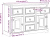 vidaXL Cassapanca con vano portaoggetti , bianca, 112 x 40 Anteprima dell’immagine prodotto 8