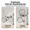 Wiltec nástenný držiak na bicykel čierny 25,6 x 30 x 11,4 Náhľad obrázku produktu 5