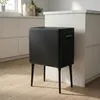 Poubelle automatique, 35 l, métallique - noire Voir les images du produit 2
