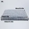 A gray orthopedic dog bed is shown from a side angle with dimensions indicated. Anteprima dell’immagine prodotto