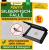 Silberfische Klebefalle mit Pheromonlockstoff, 5x Fallen, Produktbild-Vorschau 1