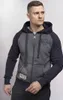 Pánská mikina s kapucí a zipem slim fit SLOUGH Navy XL Náhled obrázku produktu 6