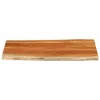 vidaXL Tischplatte 110x60x3,8cm Rechteckig Massivholz Produktbild-Vorschau 2