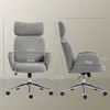 HOMCOM Schreibtischstuhl Höhenverstellbar Homeoffice Stuhl Produktbild-Vorschau 3