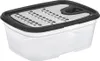 GastroMax Reibe mit Auffangbehälter transparent/schwarz Produktbild-Vorschau 1
