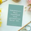 Mr. & Mrs. Panda Postkarte Spruch Bonusvater Superheld - Produktbild-Vorschau 2