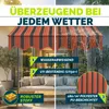 tillvex Balkónová markíza 200 cm oranžová/antracitová Náhľad obrázku produktu 4