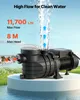 Pompa per piscina SucceBuy 250 W, pompa filtro con portata Anteprima dell’immagine prodotto 2