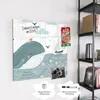 Magnettafel 30x30cm Pinnwand Whiteboard beschreibbar - Produktbild-Vorschau 4