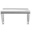 Wandregal 50x30x31 cm Silbern Edelstahl Produktbild-Vorschau 5