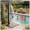 NovaTerra Solardusche 60L schwarz/silber inkl. Bodenelement Produktbild-Vorschau 7