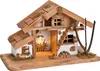 Wurm - Krippenhaus mit LED Beleuchtung  aus Kiefernholz, Produktbild-Vorschau 2