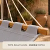 Doppel Hängematte mit Gestell 200x120 cm Garten Hängeliege Produktbild-Vorschau 6