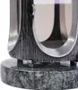 Grablampe mit Kreuz Silber Oliven Grün Produktbild-Vorschau 3