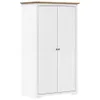 vidaXL Szafa BODO biało-brązowa 99x53,5x173 cm drewno Podgląd zdjęcia produktu 1