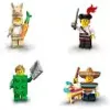 Four LEGO minifigures are displayed against a white background. Produktbild-Vorschau