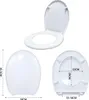 Oválné WC víko a sedátko XINZI s mechanismem jemného Náhled obrázku produktu 2