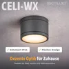 4er Set SSC-LUXon CELI-WX LED Aufbaustrahler anthrazit rund Produktbild-Vorschau 2