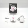 A Braun Silk Epil 1 epilator and its accessories are displayed on a white background, along with its packaging. Produktbild-Vorschau