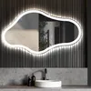 Unregelmäßiger asymmetrischer Spiegel mit LED Beleuchtung Produktbild-Vorschau 3