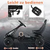 Šlapací motokára pro děti, nastavitelné sedadlo, ruční Náhled obrázku produktu 5