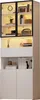 Sweiko 70x30x200cm Vitrine,Vitrinenschränke Mit Schubladen Produktbild-Vorschau 12