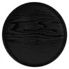 QUVIO Rundes Holztablett - Schwarz - 36 cm Produktbild-Vorschau 1