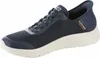 A single navy blue Skechers sneaker is shown from a side angle on a white background. Anteprima dell’immagine prodotto