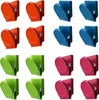 A grid of four different colored magnetic clips. Produktbild-Vorschau
