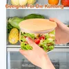 Transparente Glasschüssel mit Deckel, Große Salatschüssel Produktbild-Vorschau 3